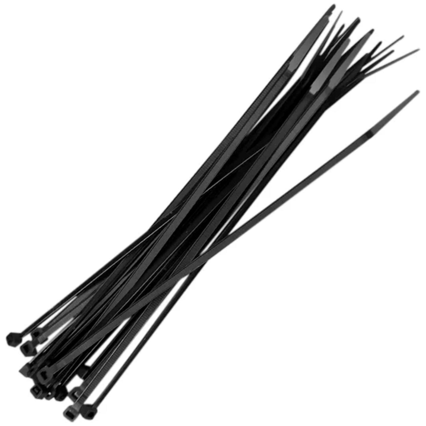 Abraçadeira Plástica Preta 370mm x 7,6mm 100 Unidades - DNI - 5067