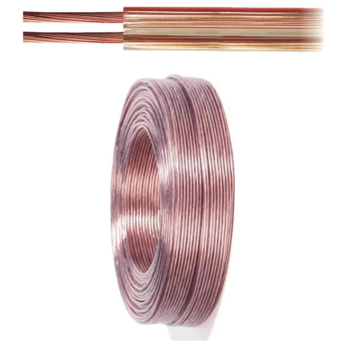 Cabo Paralelo para Som 150W 4 Ohms Rolo com 100m - DNI - HFX 2X18/150W