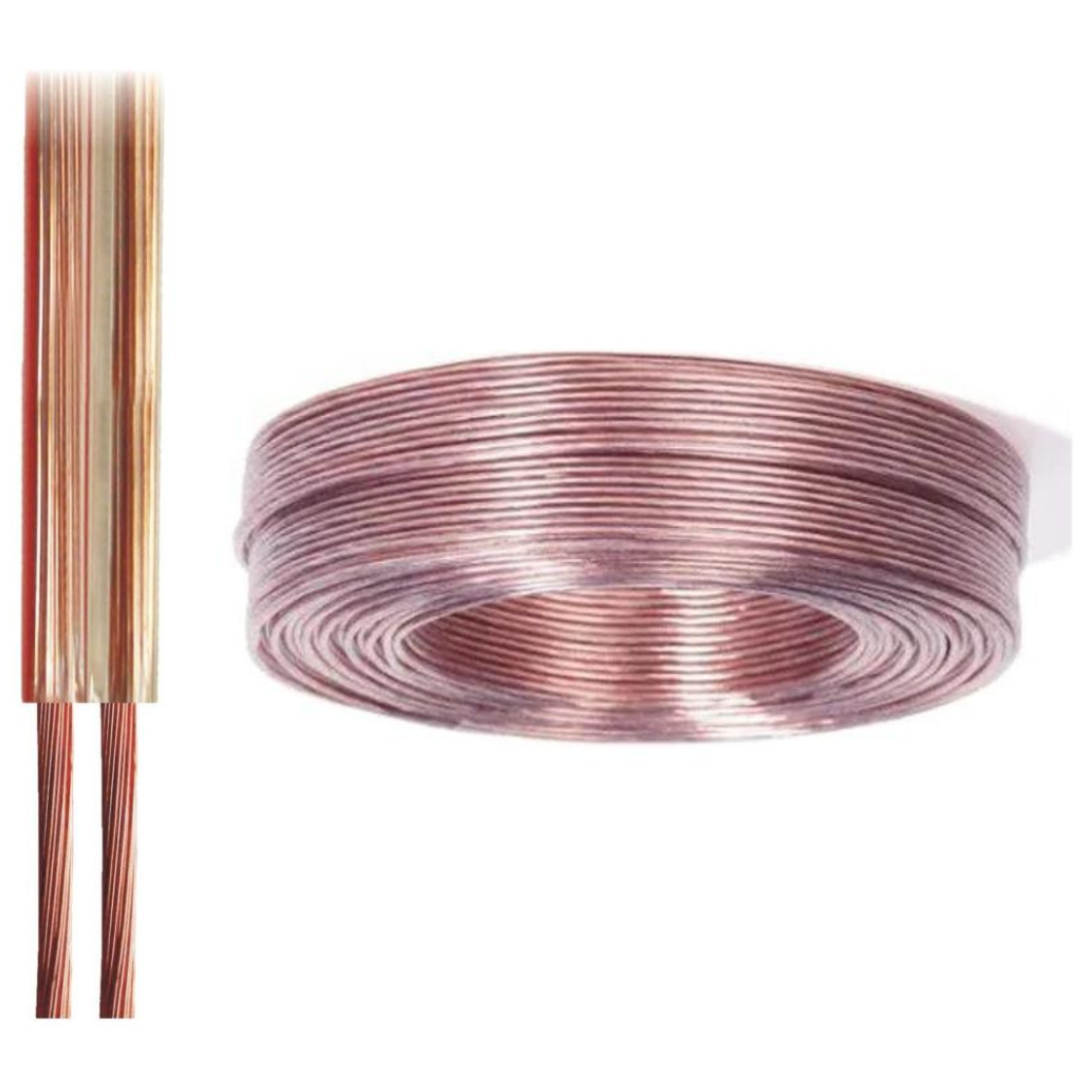 Cabo Paralelo para Som 150W 4 Ohms Rolo com 100m - DNI - HFX 2X18/150W