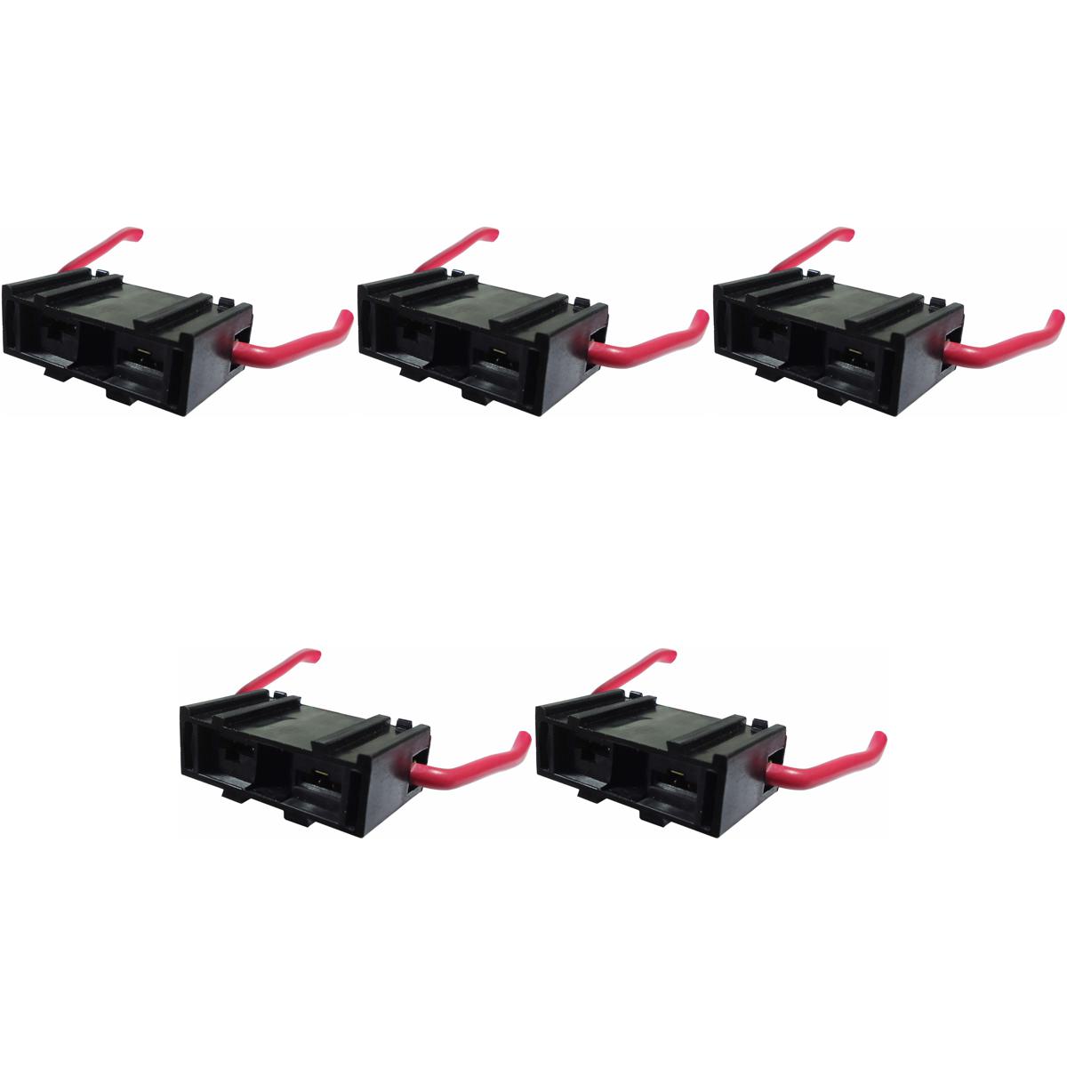 Kit 5 Porta Fusível Lâmina Maxi - DNI - 7507