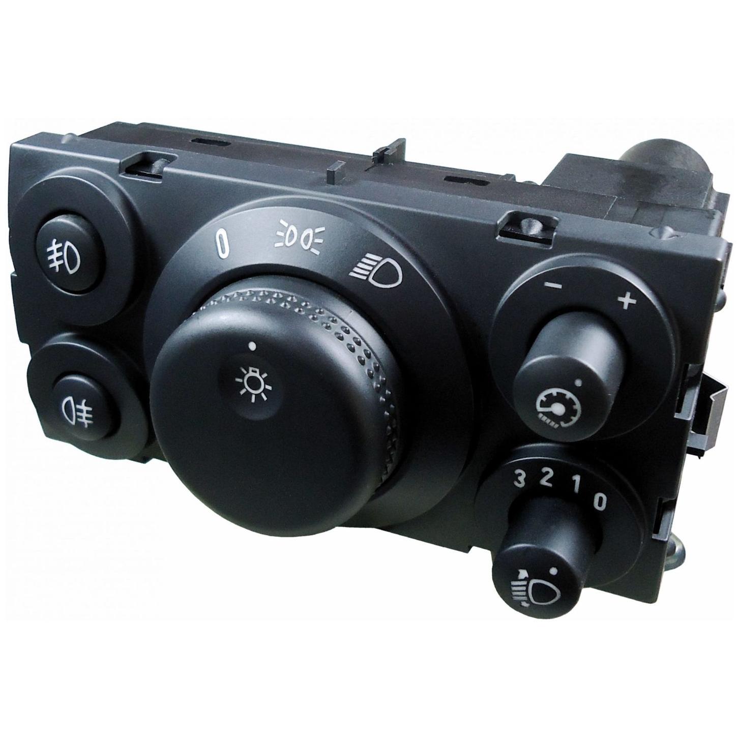 Chave de Luz para Farol de Milha, Neblina e Luz de Cortesia com Dimmer - DNI - 2198