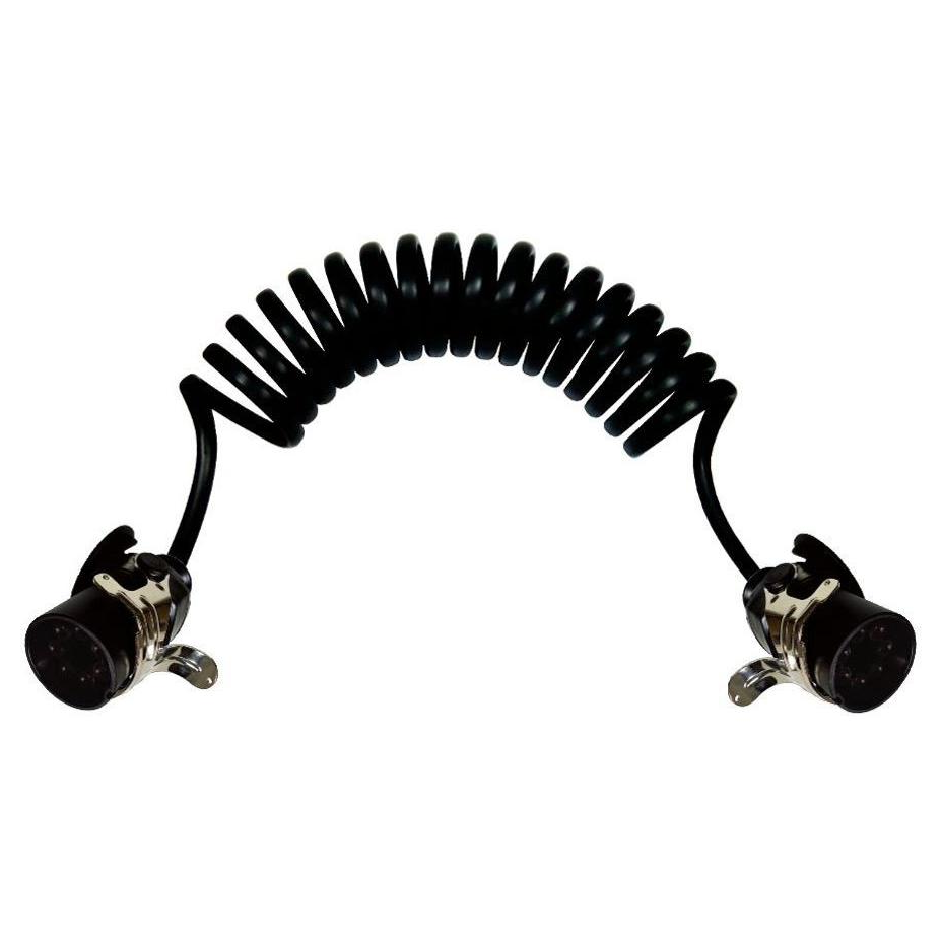 Chicote Elétrico 4,5m 2 Tomadas Macho 7 Polos ABS Rastreador - DNI - 8354