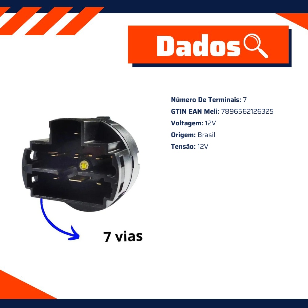 Comutador de Ignição - DNI - 2632