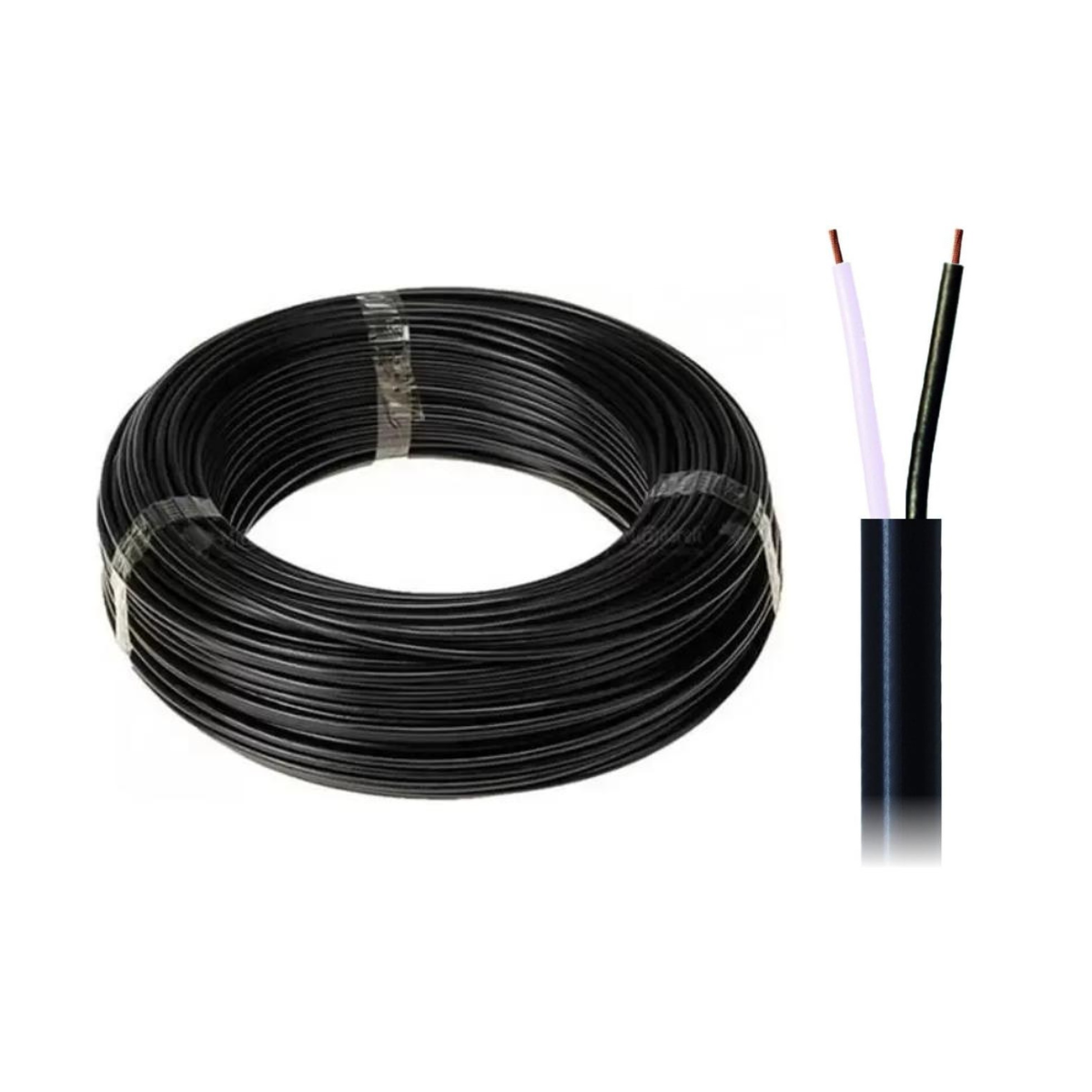 Cabo PP 300/500V 2x1,5mm Rolo com 25 Metros - DNI - PP 215