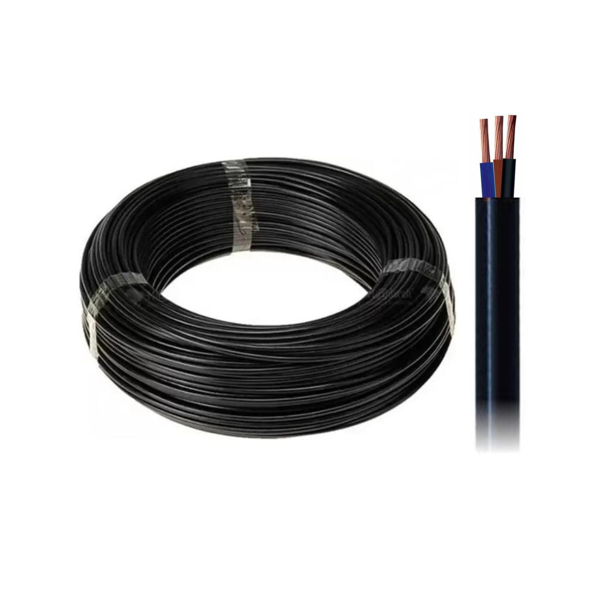 Cabo PP 300/500V 3x2,5mm Rolo com 25m - DNI - PP 325