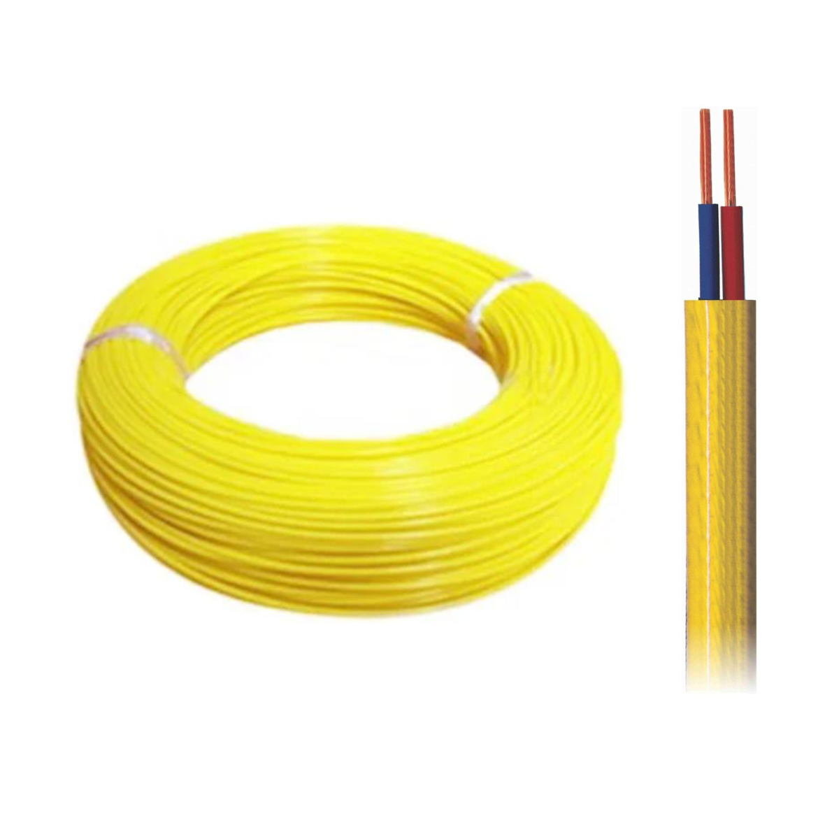 Cabo Tipo PP 2x0.50 Amarelo 5m - DNI - PP205AME5