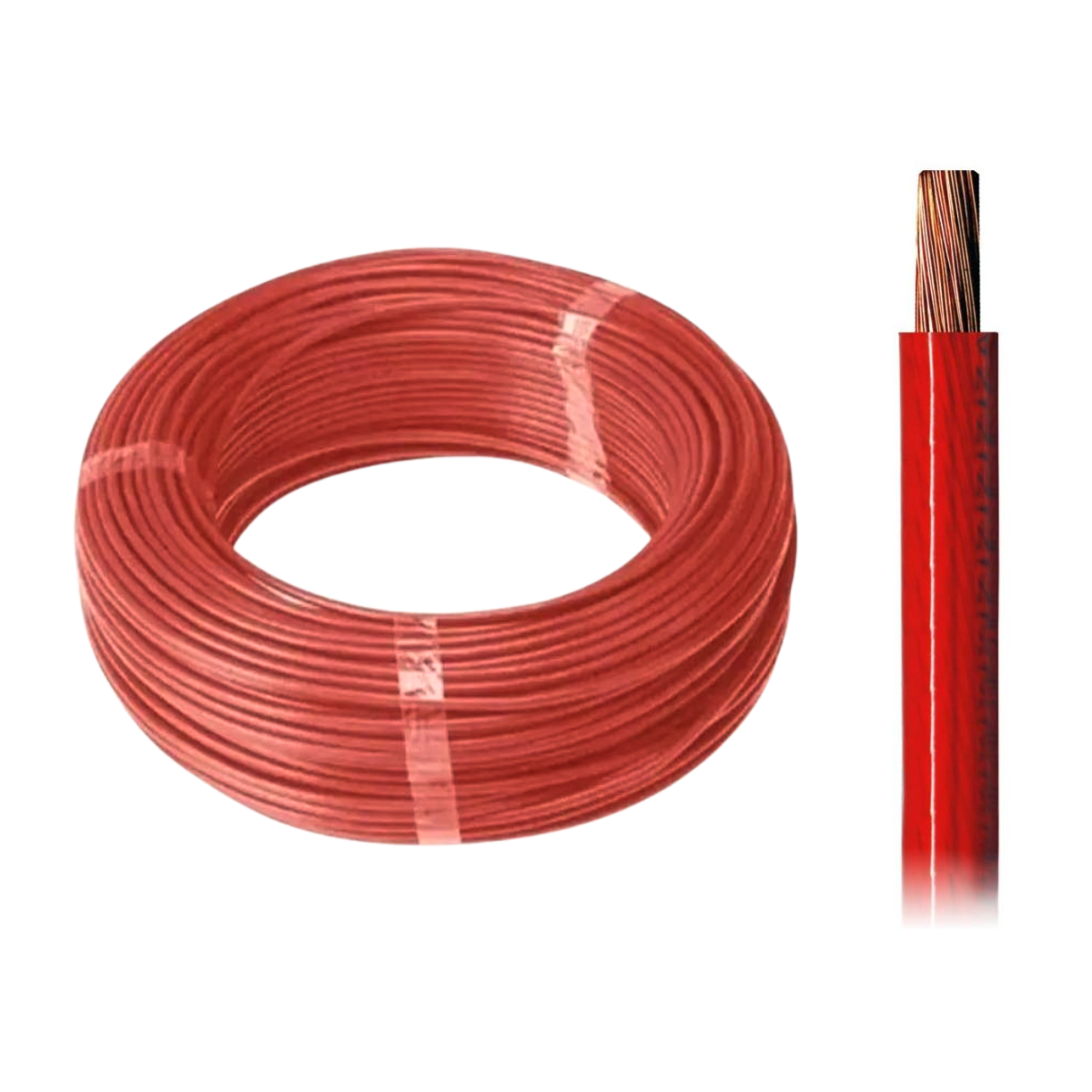Cabo Unifilar Flexível Branco Rolo com 100m - DNI - HFX 400-BR