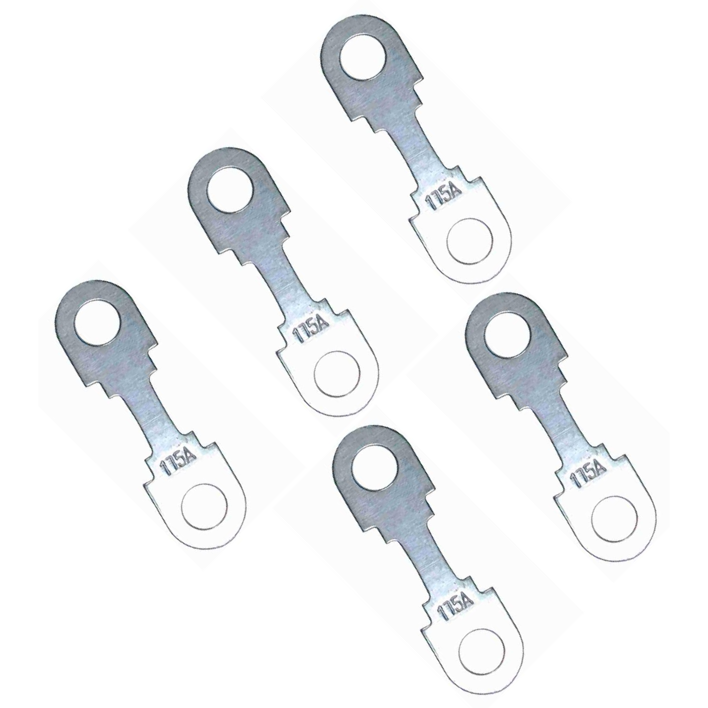 Kit 5 Fusível Cinta Universal 175A - DNI - 323175