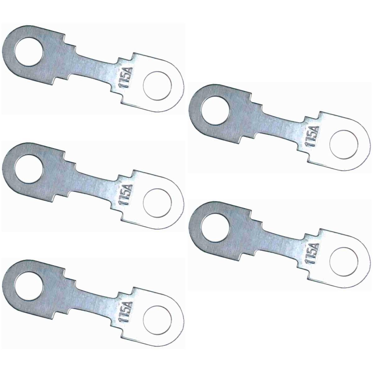 Kit 5 Fusível Cinta Universal 175A - DNI - 323175