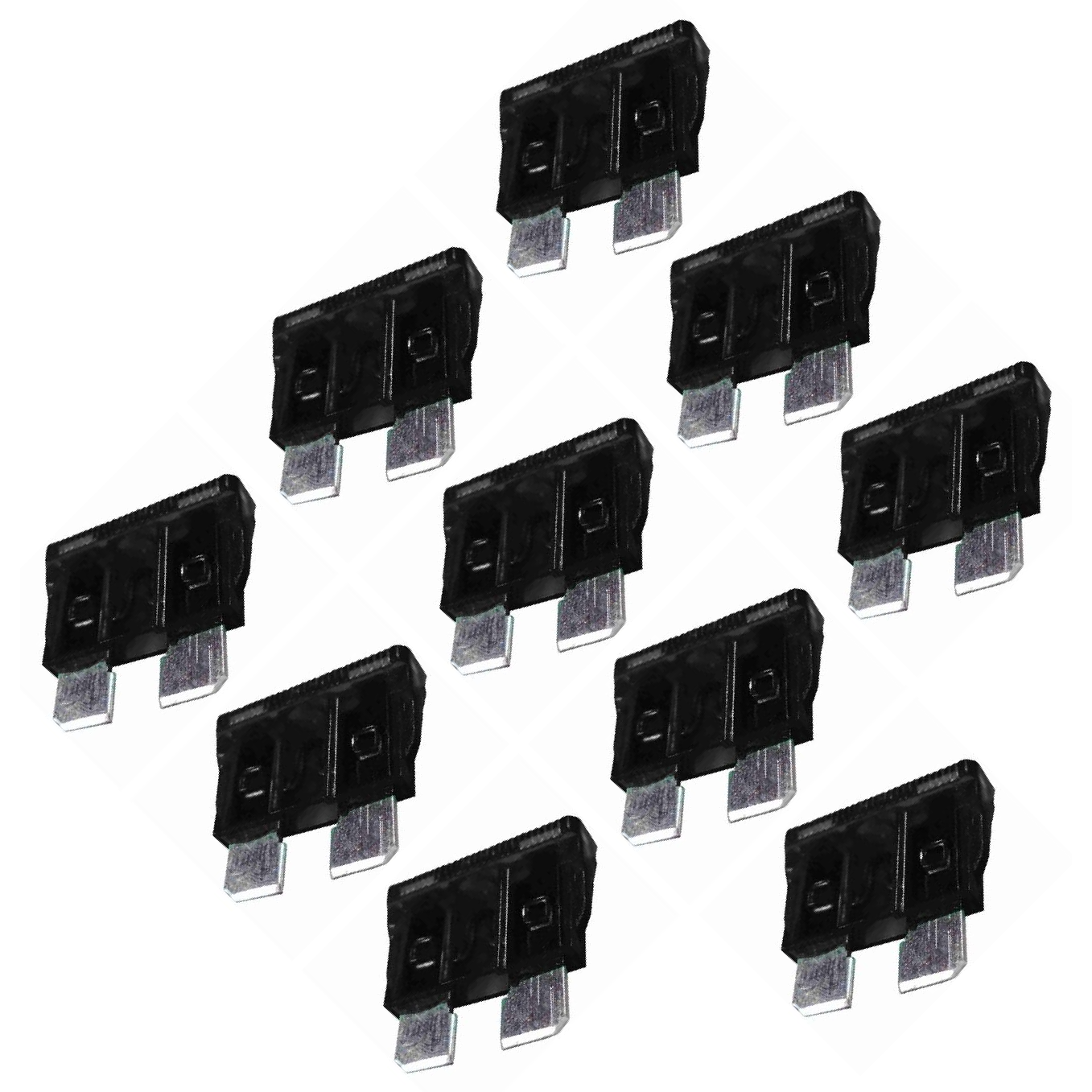 Kit 10 Fusível Lâmina 1A Universal - DNI - 316001