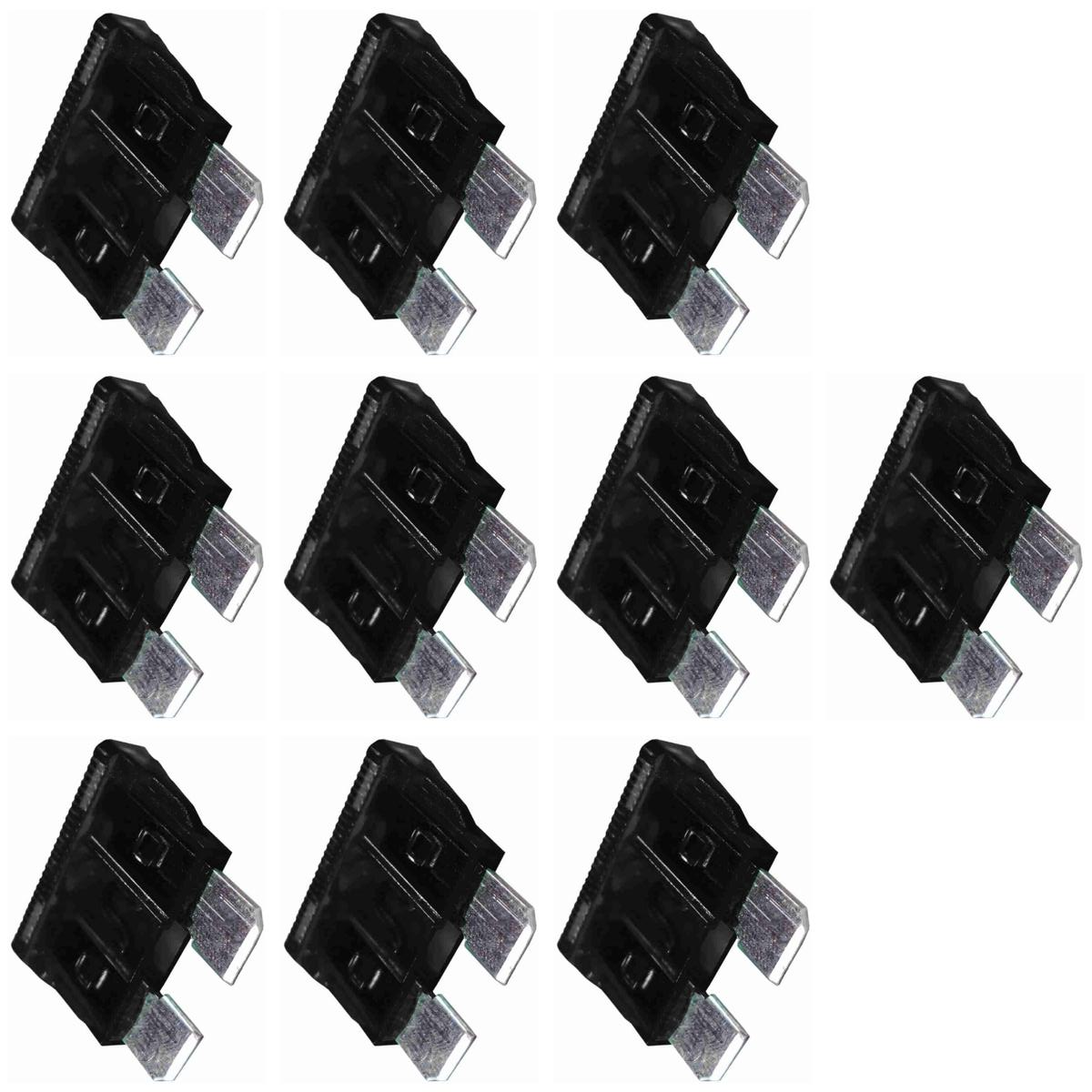 Kit 10 Fusível Lâmina 1A Universal - DNI - 316001