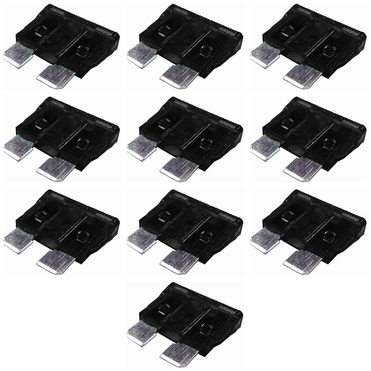 Kit 10 Fusível Lâmina 1A Universal - DNI - 316001