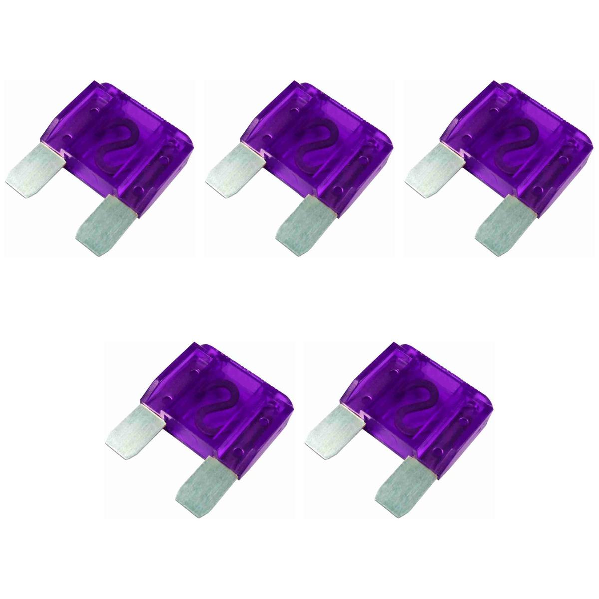 Kit 5 Fusível Maxi Lâmina 100A Universal - DNI - 3188100