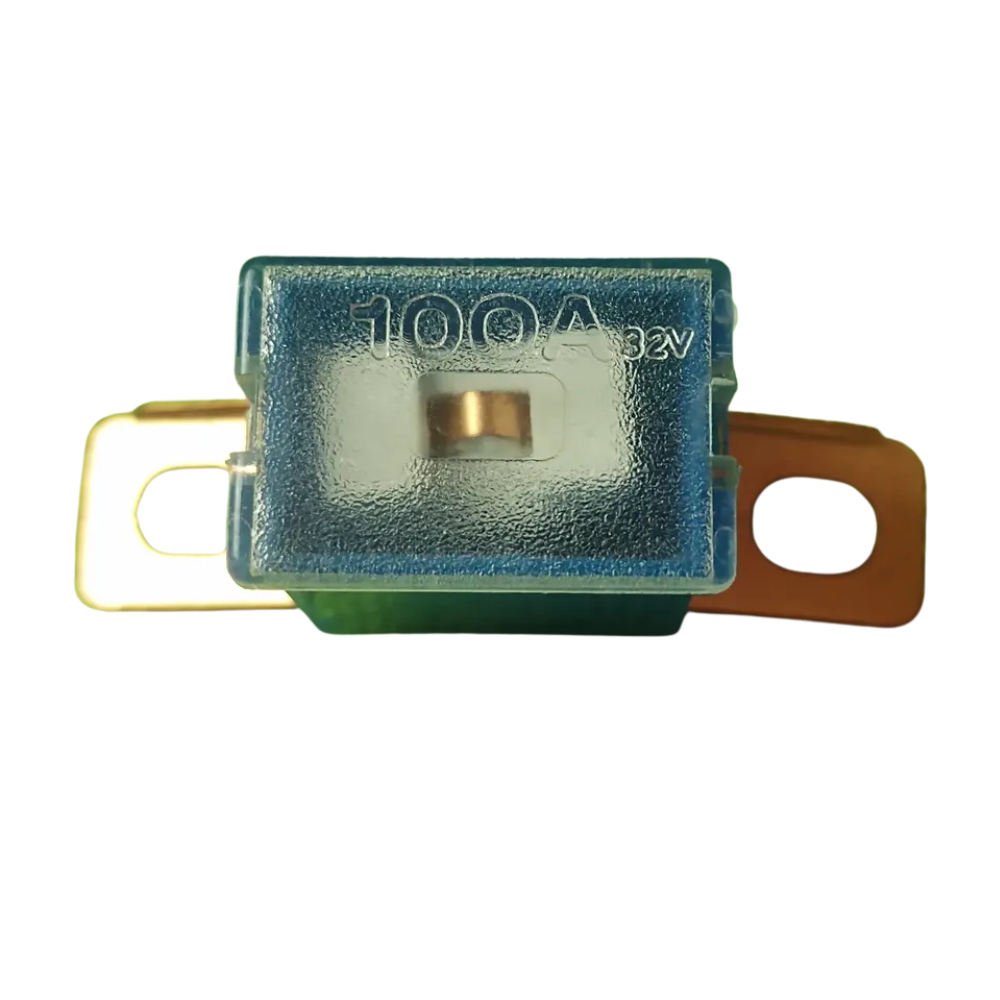 Fusível Mega Macho Lateral Elemento Curto 100A Universal - DNI - 3196100