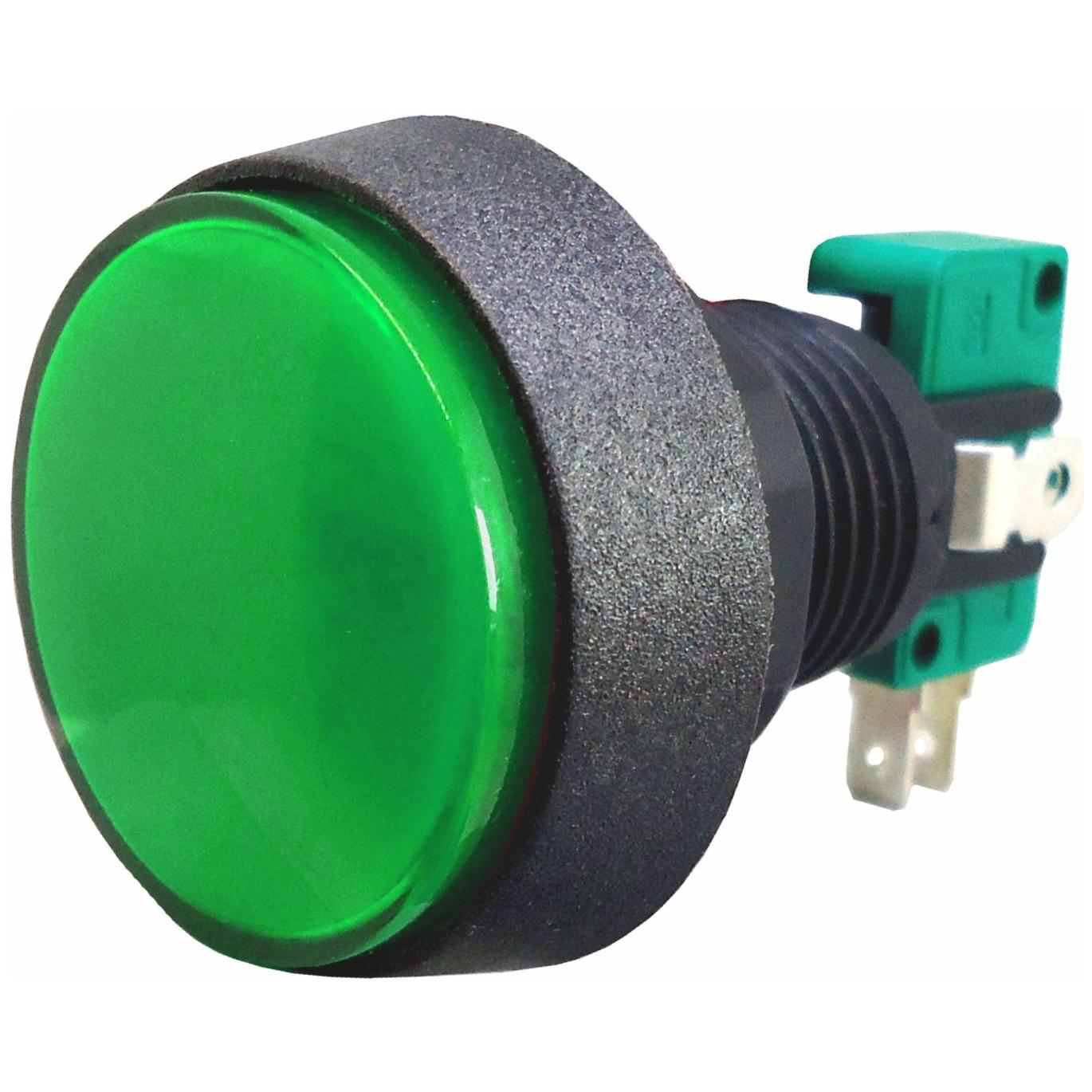 Botoeira Pulso NA/NF Verde 40mm 250V Interruptor de Iluminação - DNI - 2500-VD