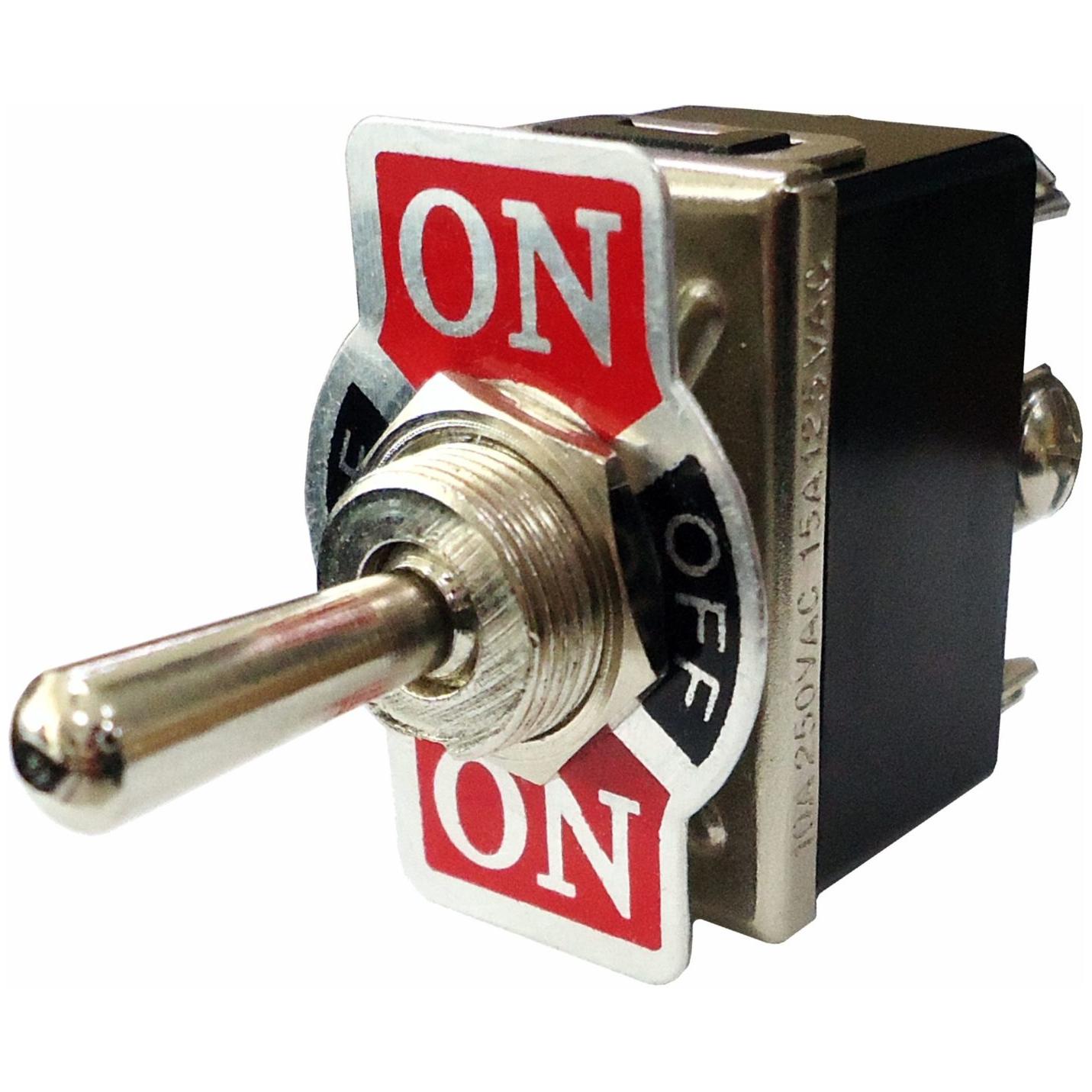 Chave Bipolar Pulso Off Pulso 3 Posições 500w 6 Polos Ate 250vac - DNI - 2075