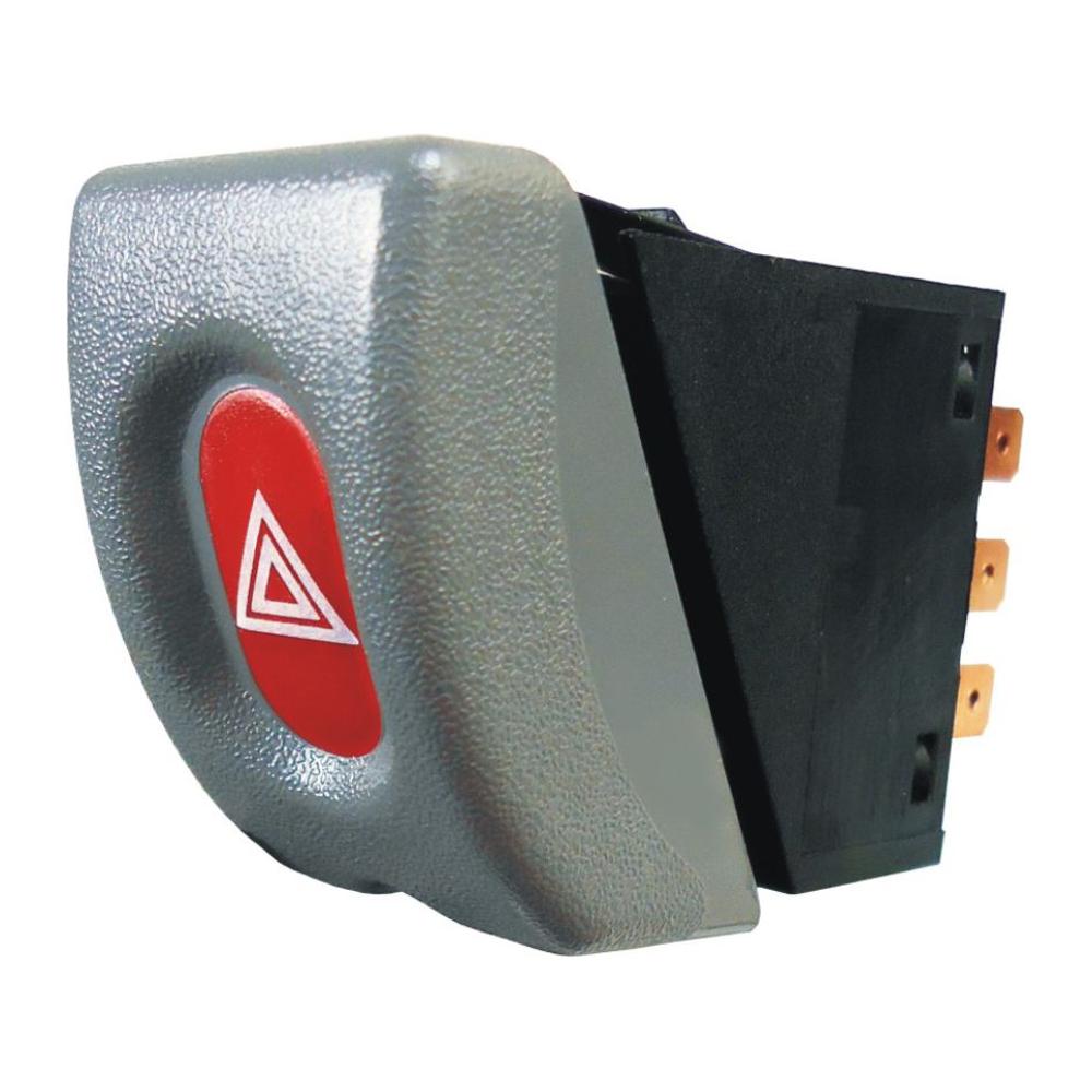 Interruptor de Luz de Emergência Botão do Pisca Alerta 7 Terminais - DNI - 2182