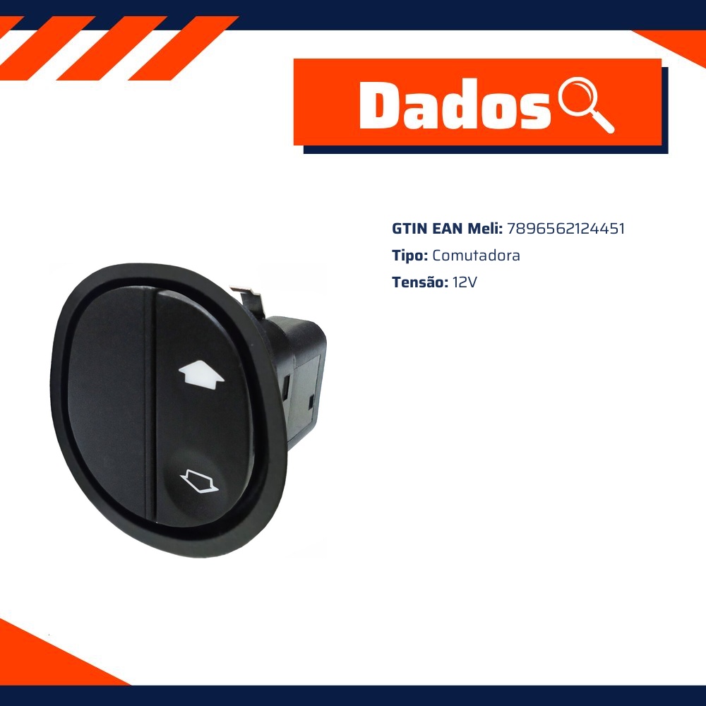 Interruptor de Vidro - DNI - 2445