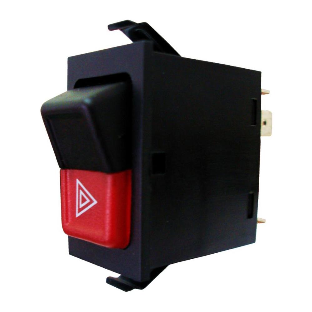 Interruptor Botão do Pisca Alerta 7 Terminais 12V - DNI - 2105