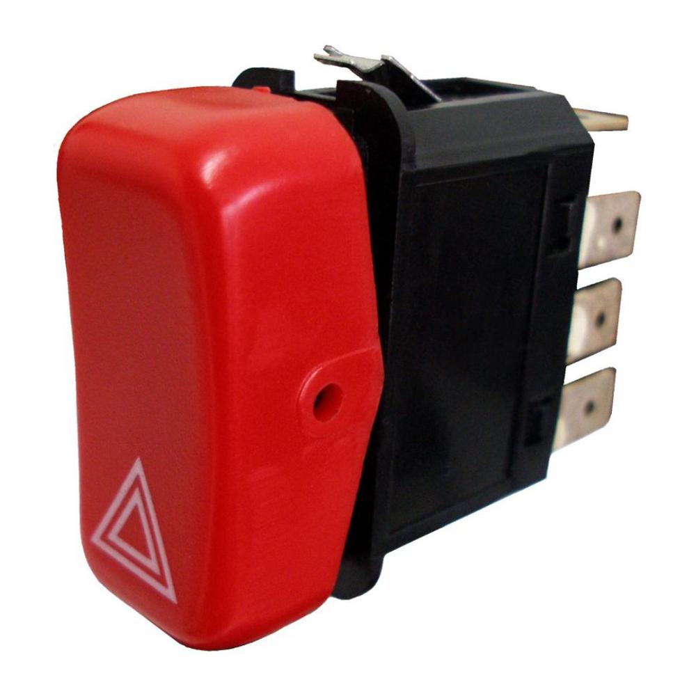 Interruptor Botão do Pisca Alerta Emergência 12V - DNI - 2102
