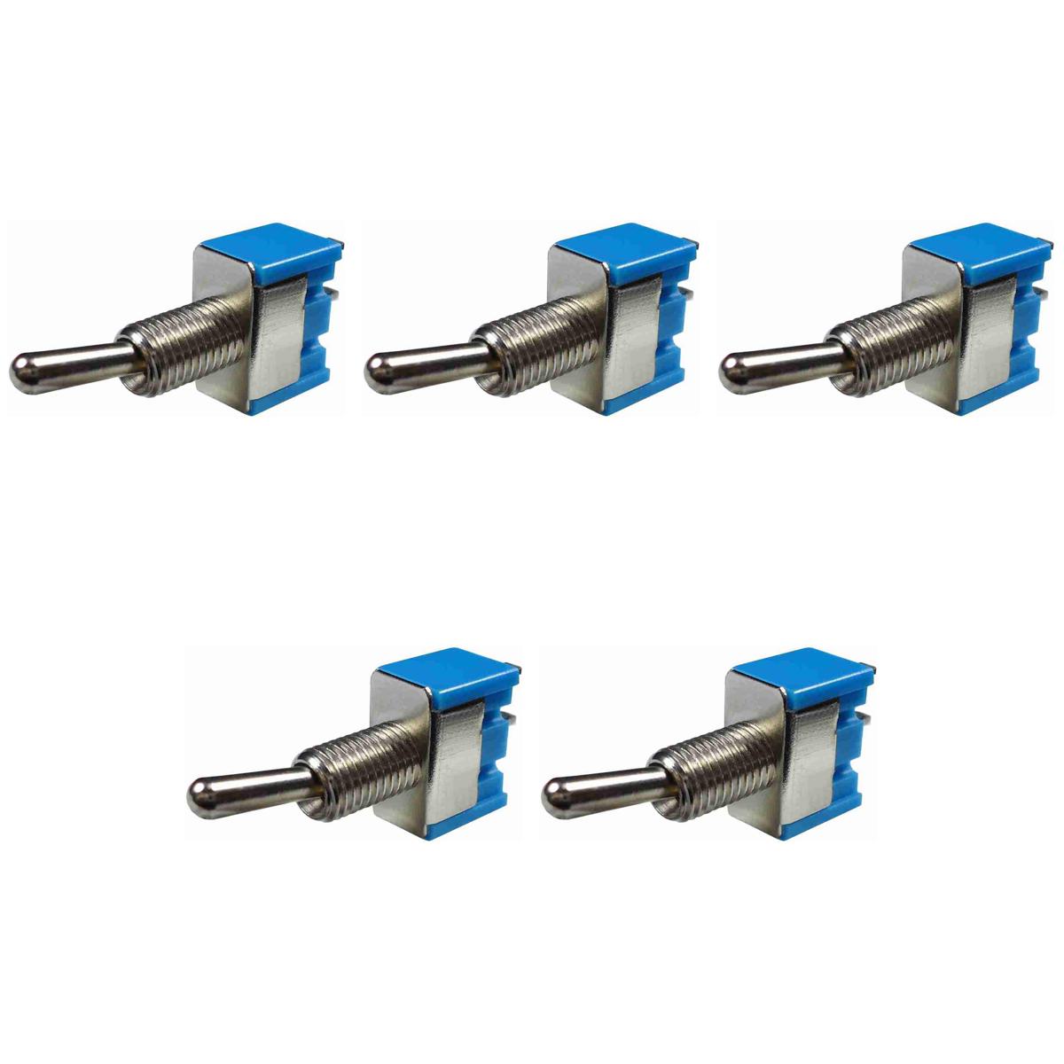 Kit 5 Mini Chave Comutadora Gangorra Universal 80W ON/OFF - DNI - 2090-F
