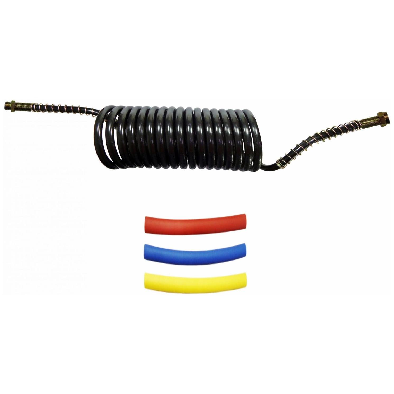 Mangueira Espiral para Freio a Ar 5,5m Macho M16 e Fêmea M18 Termo-retrátil - DNI - 8431