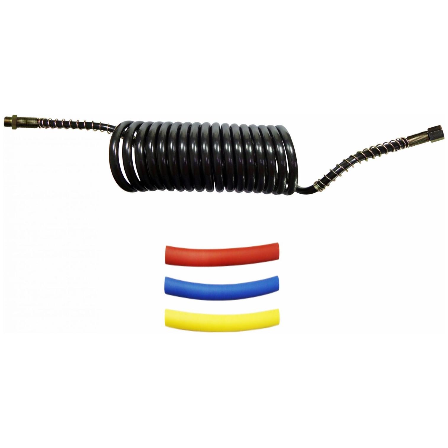 Mangueira Espiral para Freio a Ar 6,5m Macho M16xFêmea Termo-retrátil - DNI - 8435