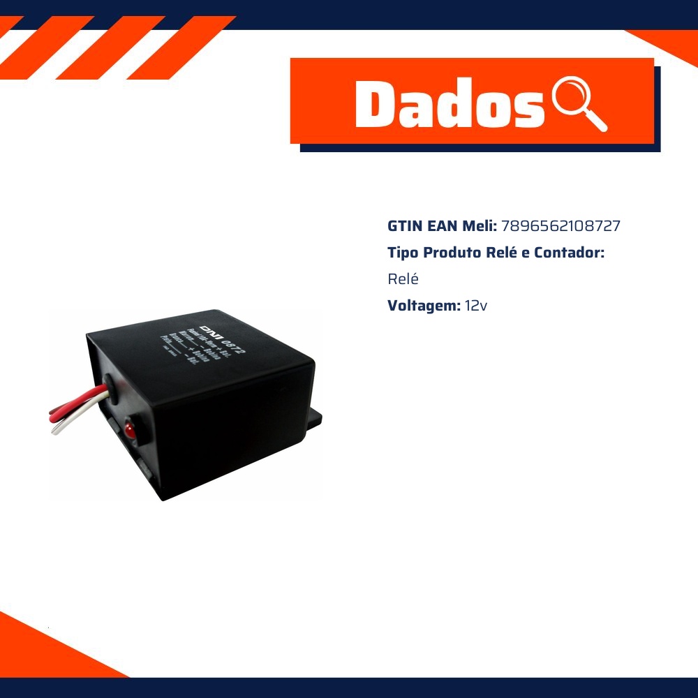 Módulo Eletrônico 12v Choque em Boi com Suporte - DNI - 0872