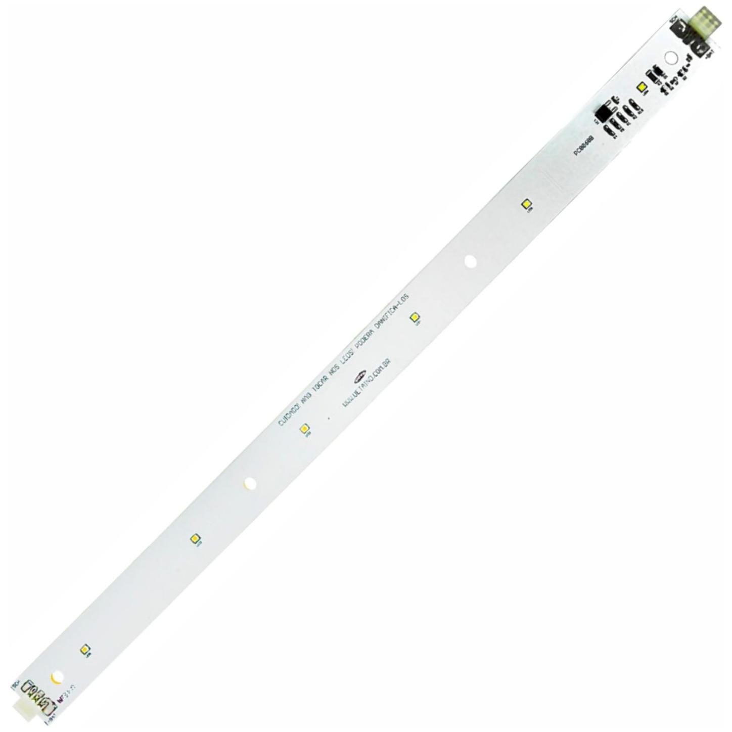 Régua 6 LEDs 55cm 24V com 2 Conectores KK de 3 Terminais - DNI - U909