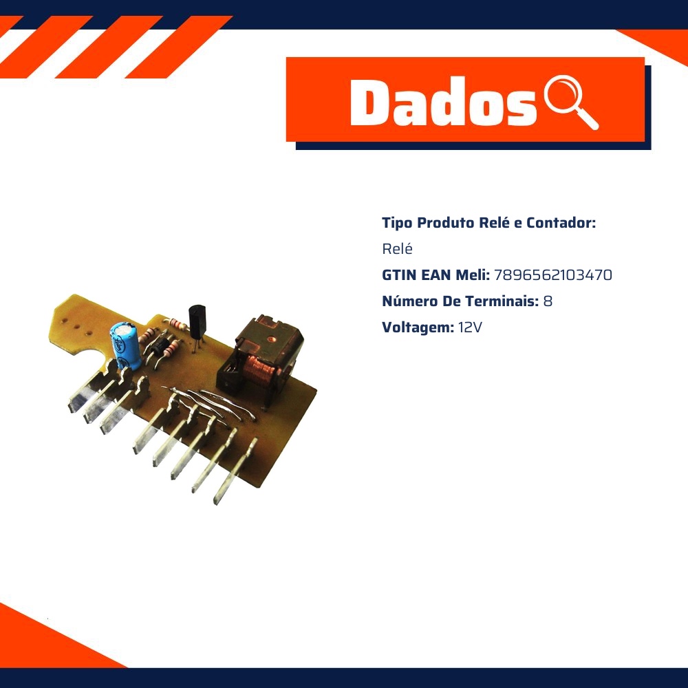 Placa Eletrônica Motor do Limpador de Para-Brisa para Fiat Uno - DNI - DNI 0347