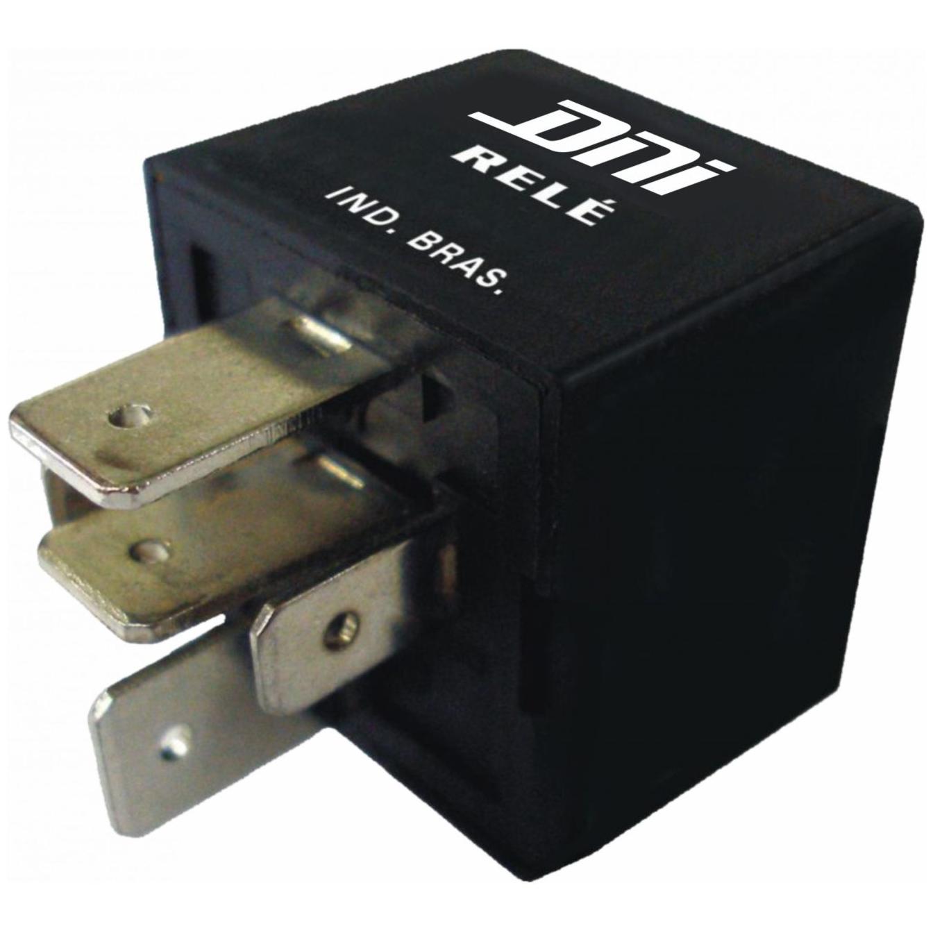 Relé Auxiliar 80A Reversor Selado 24V 5 Terminais Suporte Removível - DNI - 8222