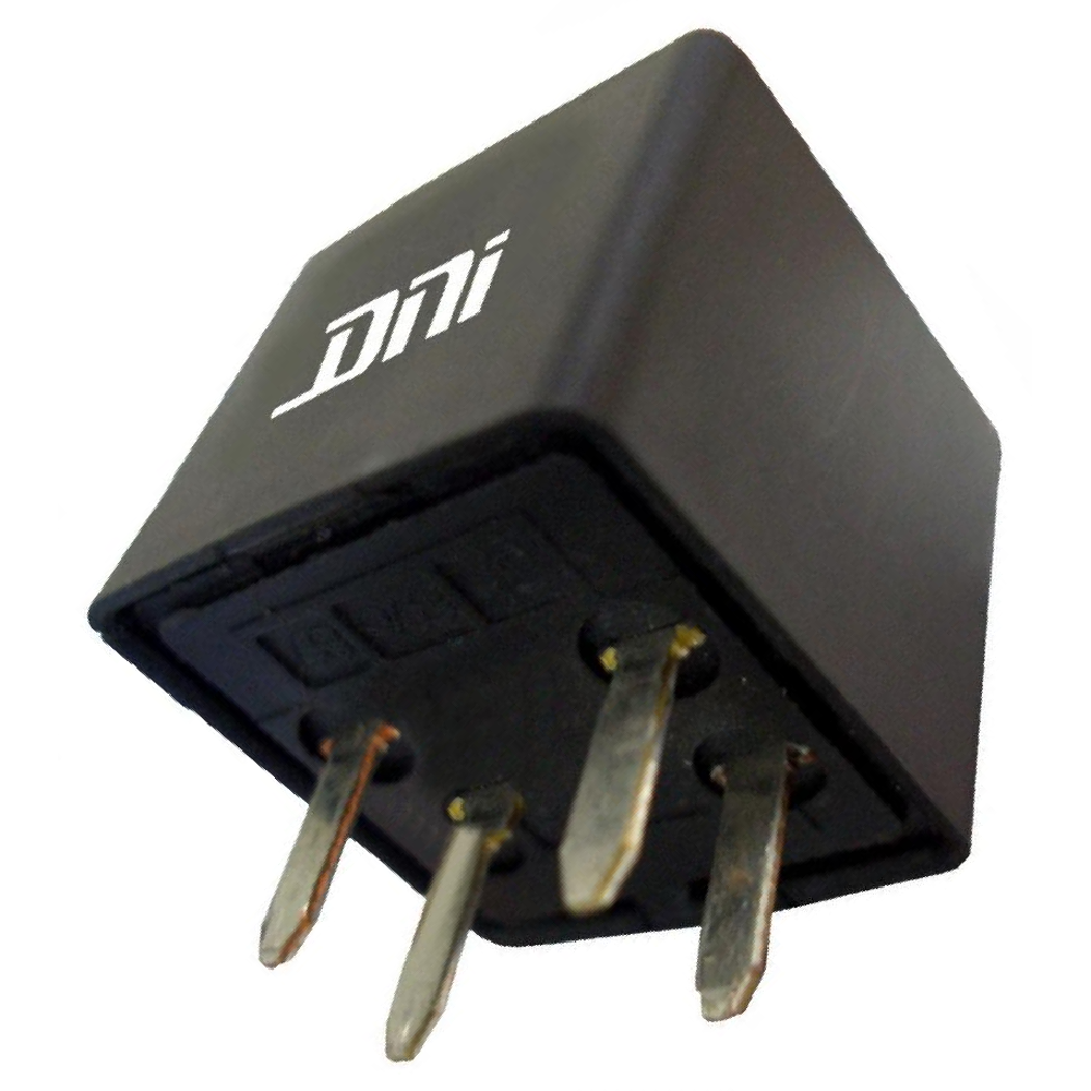 Relé Auxiliar Reversor com Resistor 4 Terminais Tipo Agulha - DNI - 8120