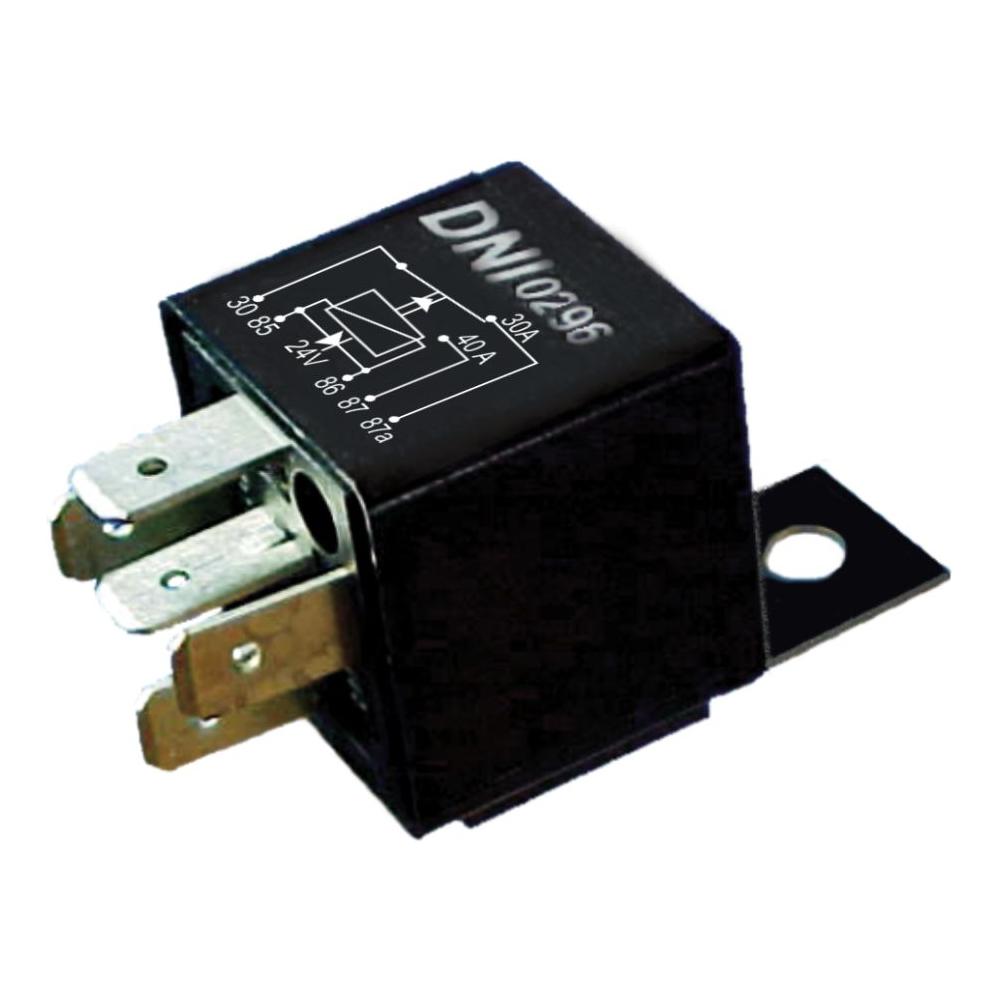 Relé Auxiliar Reversor com Diodo 24V 5 Terminais - DNI - 0296