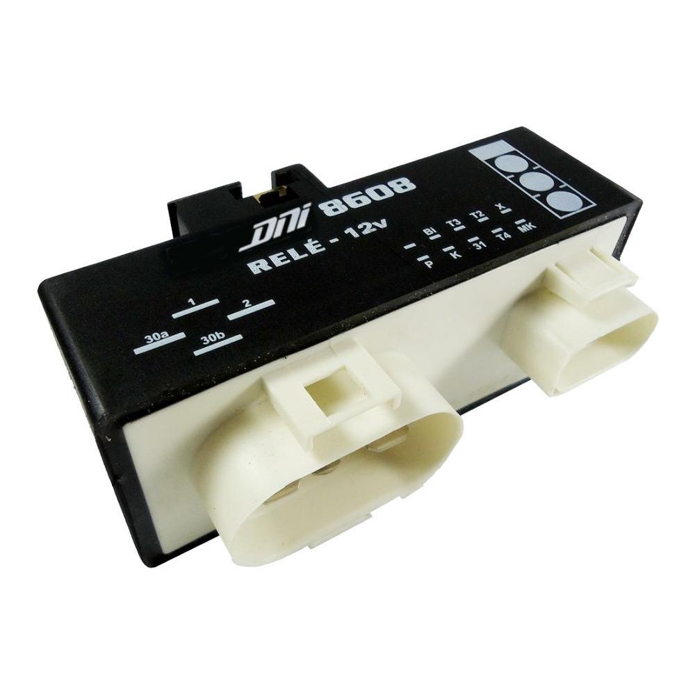 Relé de Controle para Ventilador de Radiador 12V 14 Terminais para Audi A3 e Volkswagen Golf - DNI - DNI 8608