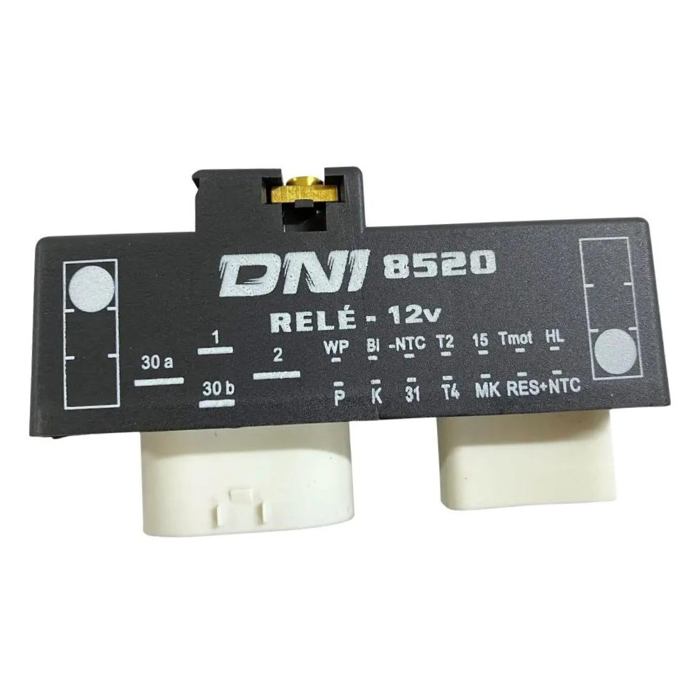 Relé de Controle para Ventilador de Radiador 12V 18 Terminais - DNI - 8520