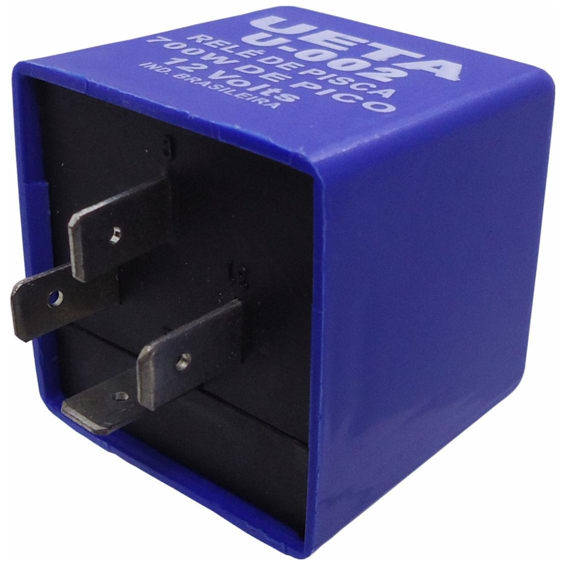 Relé de Pisca Alta Potência 12V 700W U002 Caneca Azul - DNI - PTP12