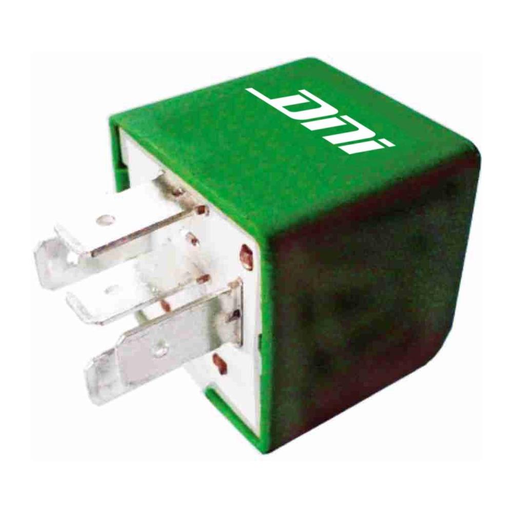 Relé Duplo 12V com 5 Terminais e Saídas Independentes com Resistor - DNI - 0146