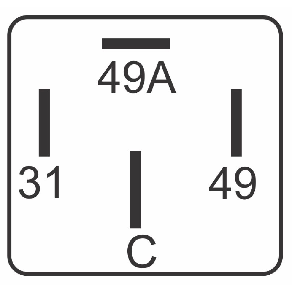 Relé Pisca Bivolt 4 Terminais - DNI - 1102