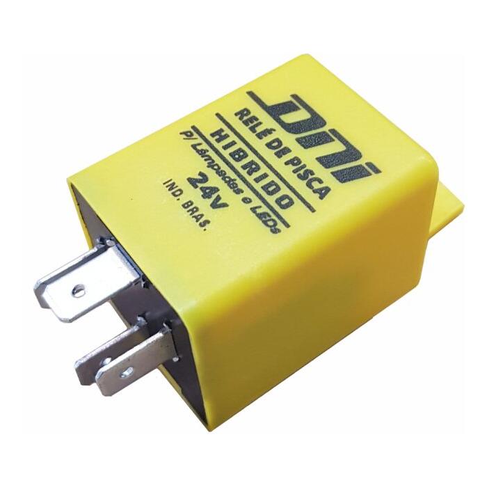 Relé Pisca Híbrido 4 Terminais Invertidos 24V - DNI - 1129