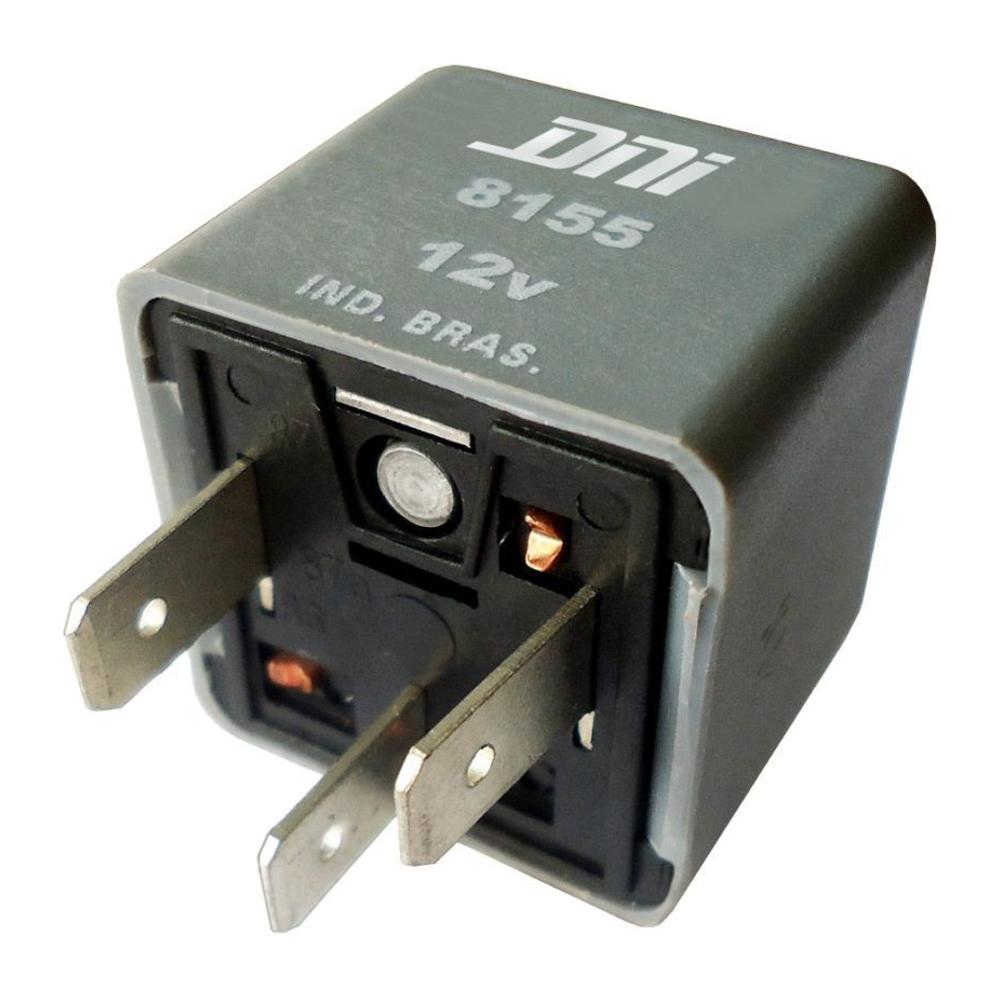 Relé Sinalizador Sonoro Martelo 12V 3 Terminais - DNI - 8155