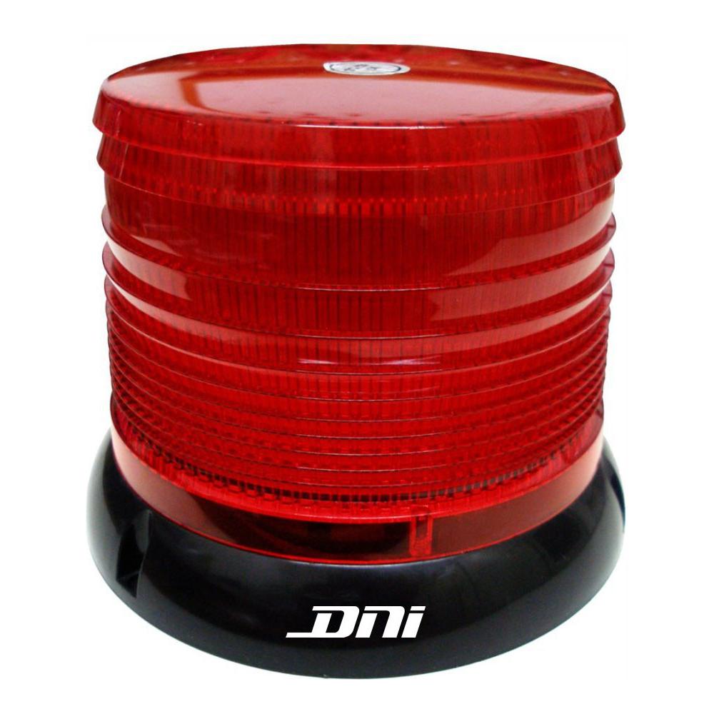 Luz Rotativa Giroled Vermelho de Advertência 127-220VAC - DNI - 4102