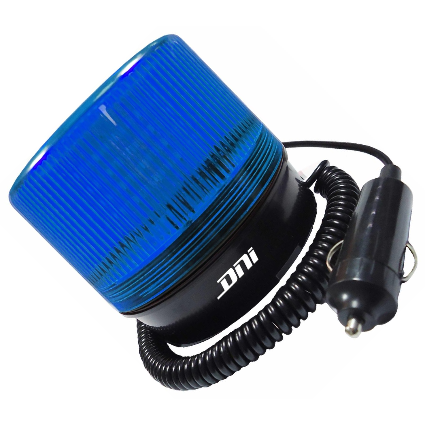Sinalizador Visual Giroflex Giroled e Strobo com Plug 8 Funções Azul Bivolt - DNI - 4286