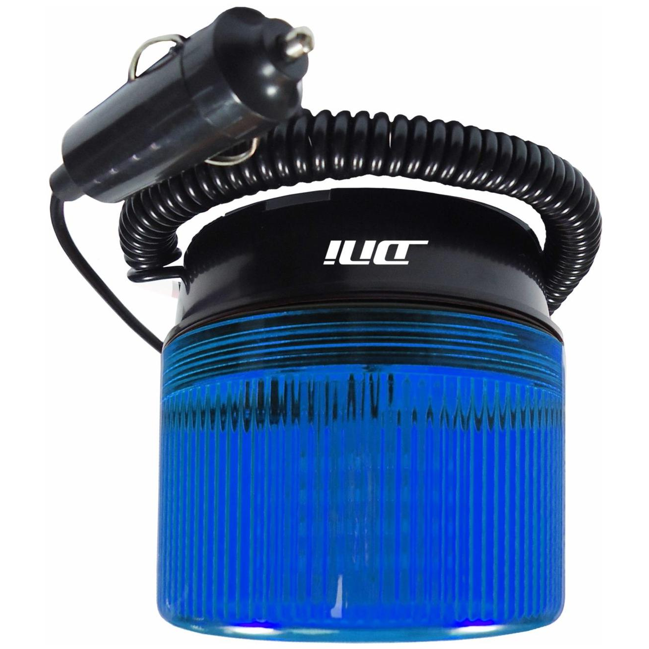 Sinalizador Visual Giroflex Giroled e Strobo com Plug 8 Funções Azul Bivolt - DNI - 4286