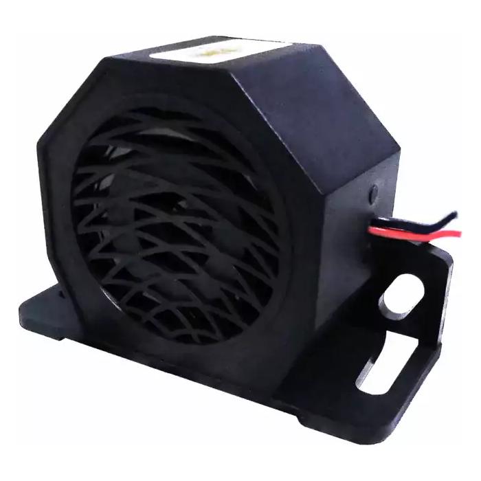 Sirene Marcha Ré Som Branco Blindada Direcional IP 68 12 a 80V - DNI - 3600