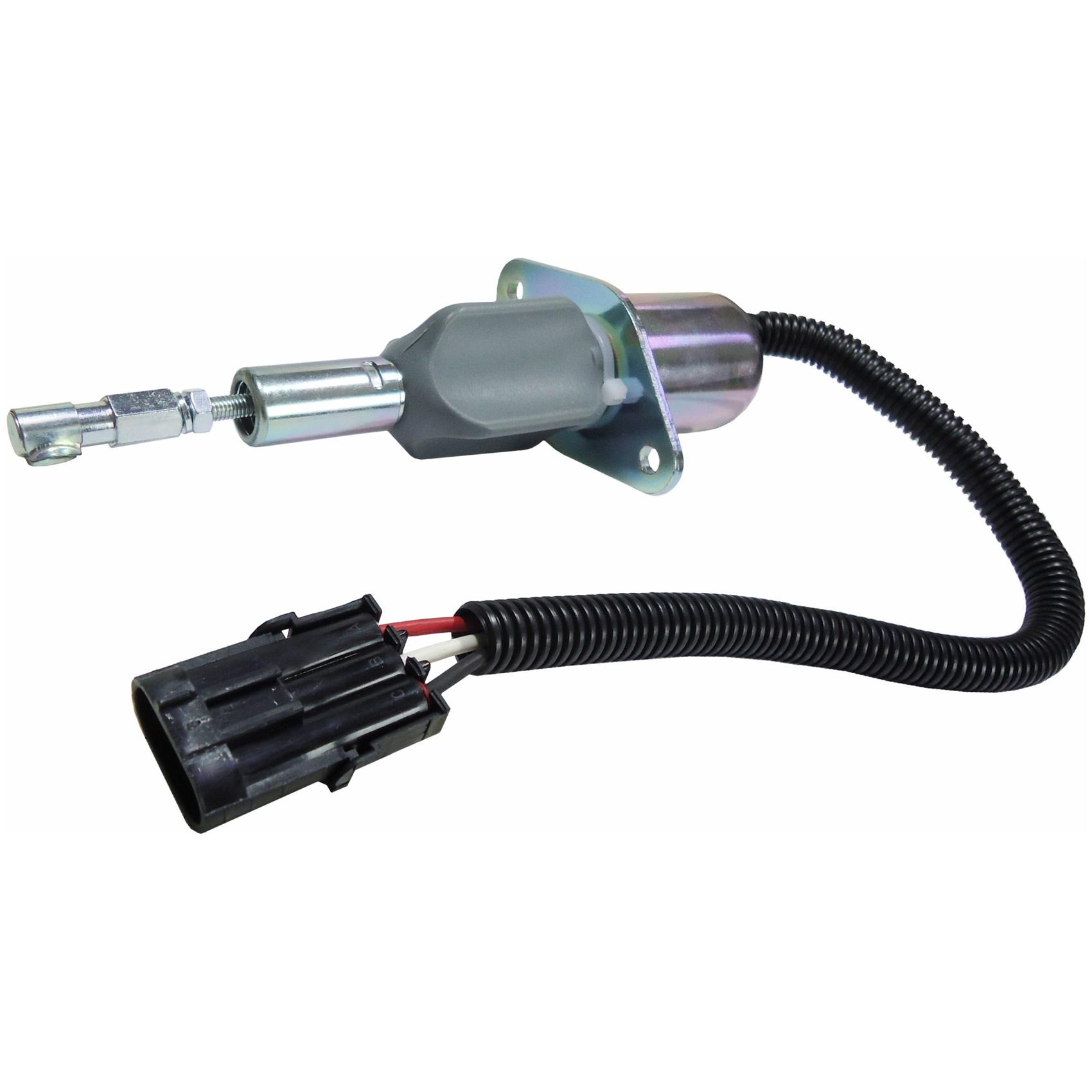 Solenoide de Parada 12V Plug 3 Terminais - DNI - 8062