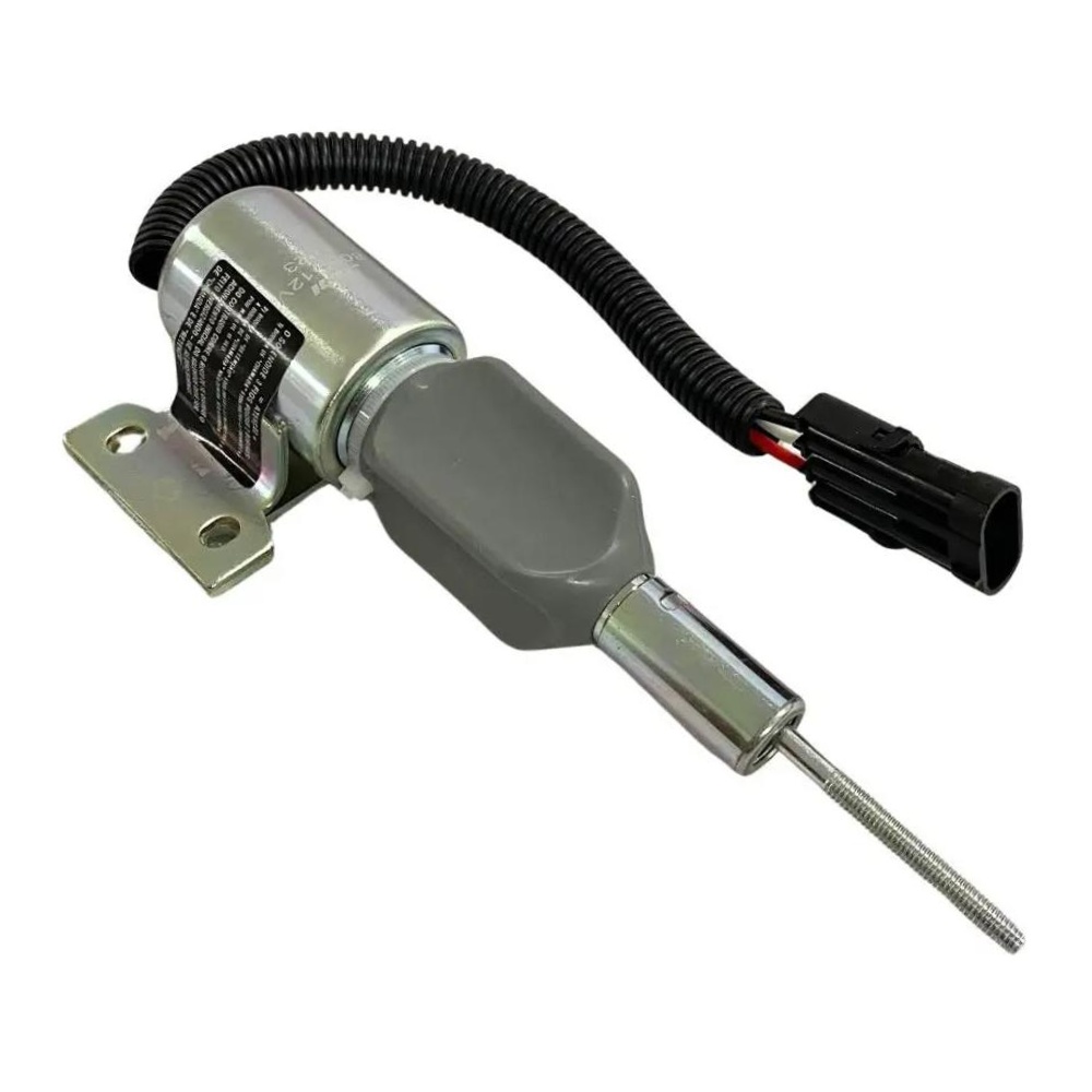 Solenoide de Parada 12V Plug 3 Terminais - DNI - 8069