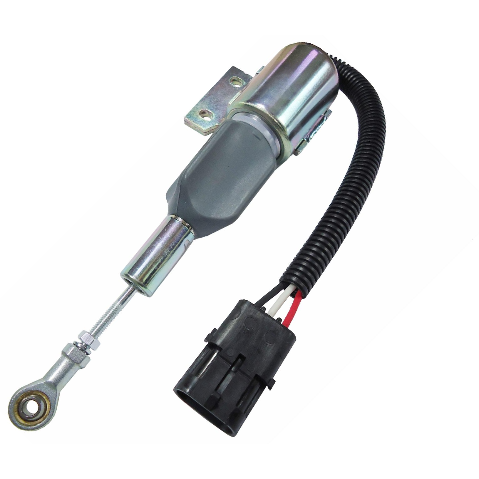 Solenoide de Parada 24V Plug 3 Terminais - DNI - 8064