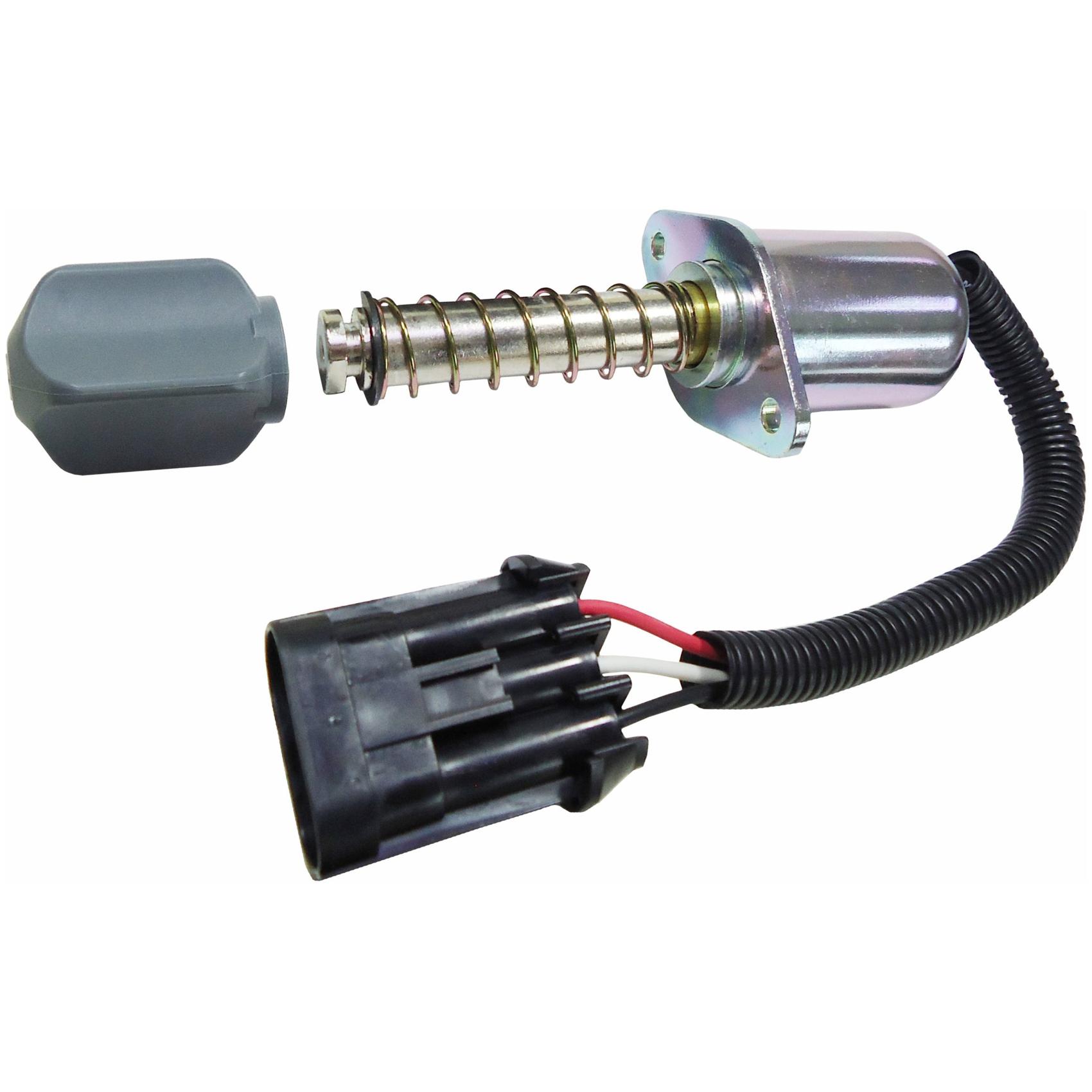 Solenoide de Parada para Geradores 12V Plug 3 Terminais - DNI - 8068