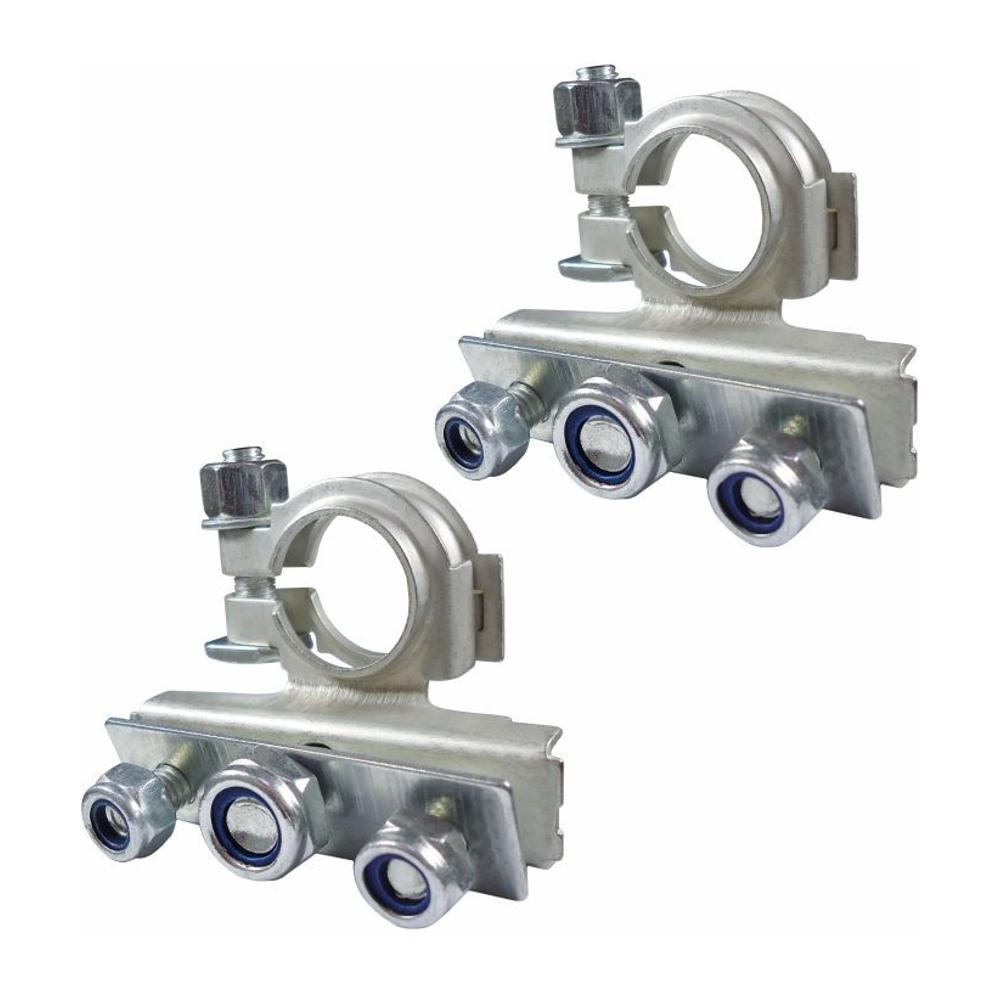 Par Terminal de Bateria 3 Vias Polarizado Terminais Olhais +6mm - DNI - 7577