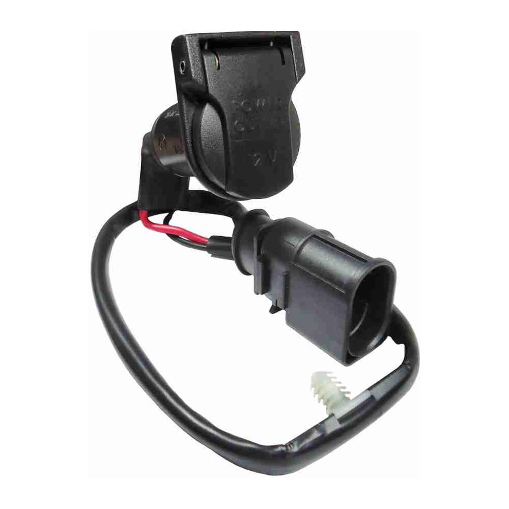 Tomada Polarizada 12V Selada com Chicote para Volkswagen Amarok e Saveiro - DNI - DNI 0606